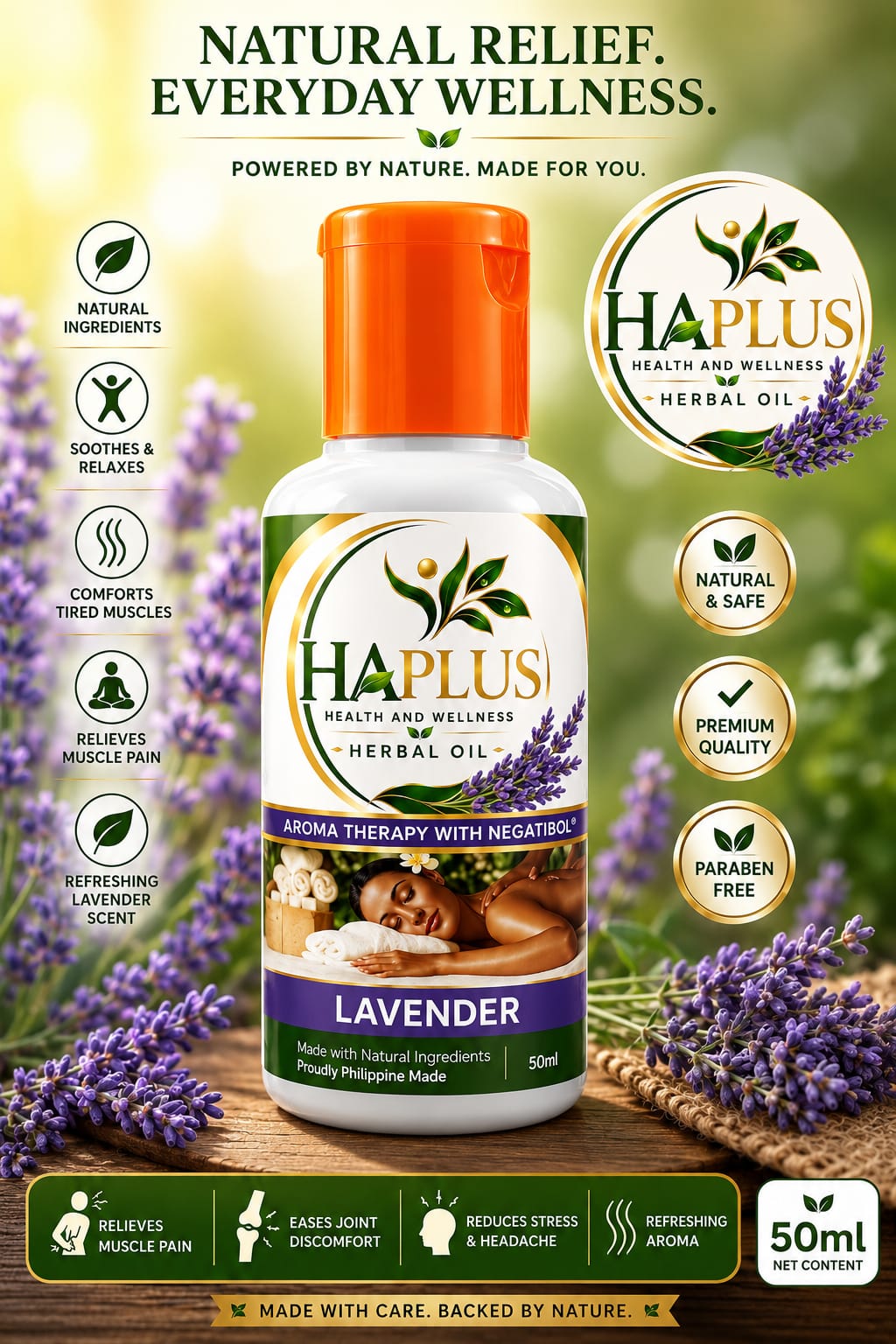 HA-Plus Herbal Oil — Lavender